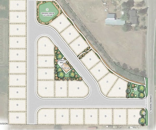 Circinae Valley Subdivision plot map
