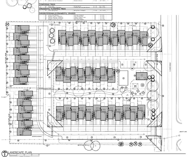 Gem Valley Townhomes plot map