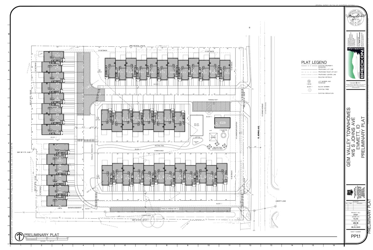 Gem Valley Townhomes plans