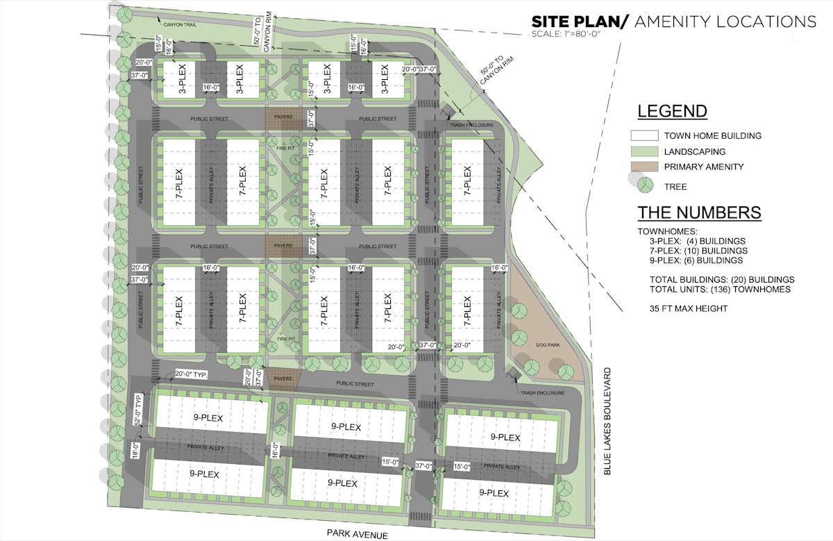 Park Avenue site plan